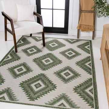 Lior Geometric Moroccan Diamond Area Rug